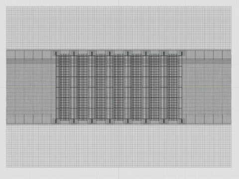 200 kW Solar Canal 3D Model
