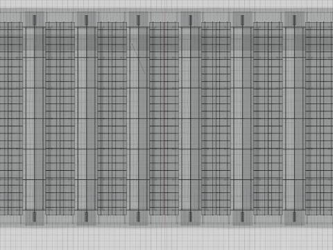 200 kW Solar Canal 3Dモデル