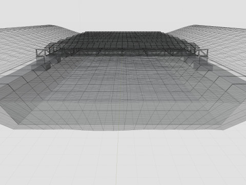 200 kW Solar Canal 3Dモデル