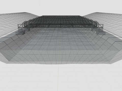 200 kW Solar Canal 3D Model