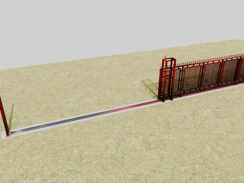 Fence Gate 3Dモデル