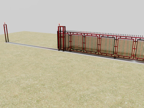 Fence Gate 3Dモデル