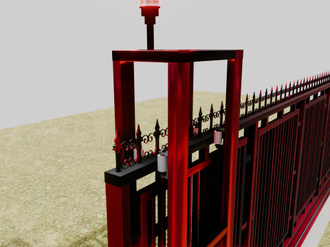 Fence Gate 3Dモデル