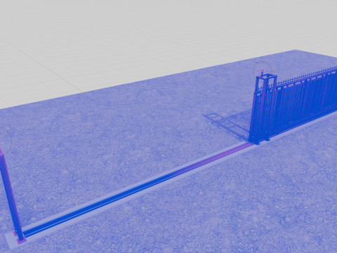 Fence Gate 3Dモデル