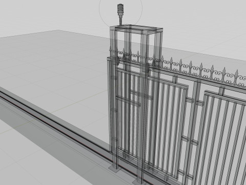 Fence Gate 3Dモデル