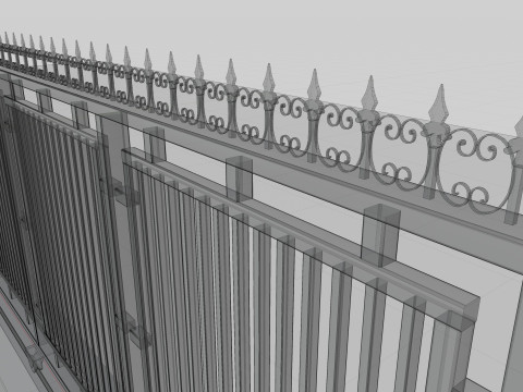 Fence Gate 3Dモデル