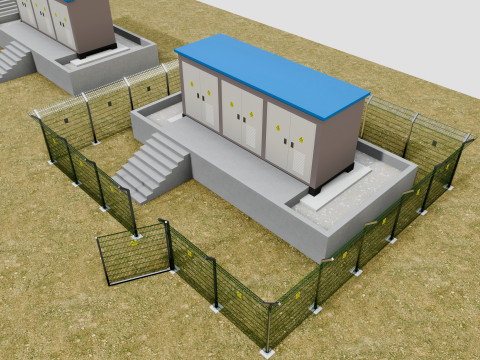 Electricity Transformers Modelo 3D