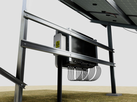 5 in 1 Solar Energy Structures 3D Model