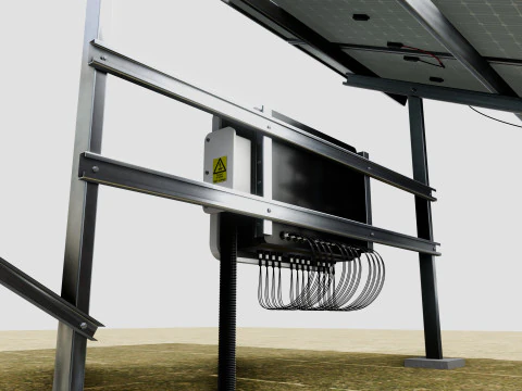 5 in 1 Solar Energy Structures 3D Model