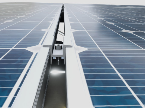 5 in 1 Solar Energy Structures 3D Model