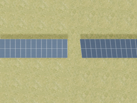 Single Column Solar Construction Type-3 3Dモデル