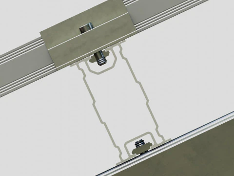 Lightweight Ground Solar Construction Type-1 3D Model
