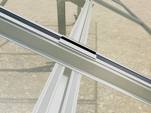 Lightweight Ground Solar Construction Type-1 3D Model