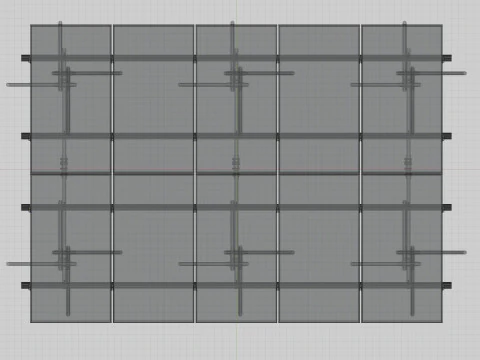 Lightweight Ground Solar Construction Type-1 3D Model