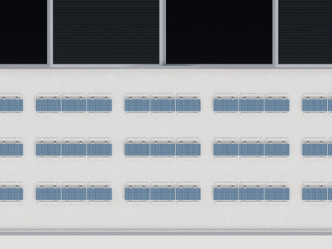 Rooftop Lightweight Solar Construction Type-2 Modelo 3D