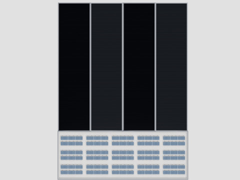 Rooftop Lightweight Solar Construction Type-3 Modelo 3D