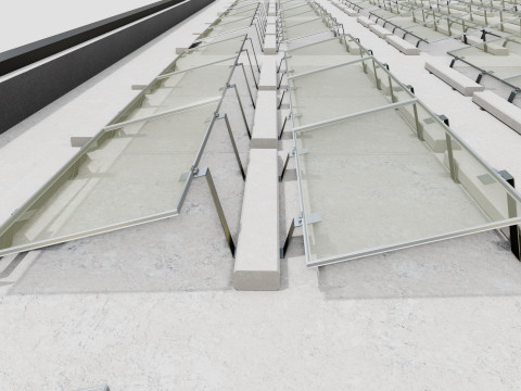 Rooftop Lightweight Solar Construction Type-3 Modelo 3D