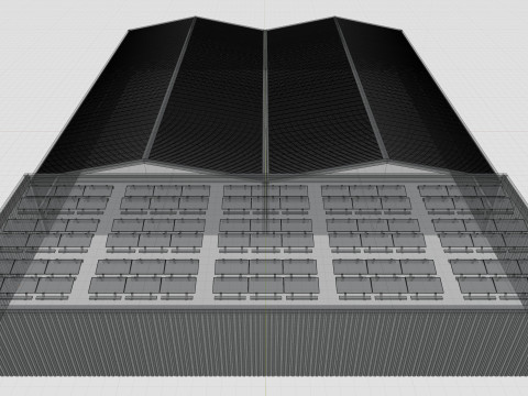 Rooftop Lightweight Solar Construction Type-3 Modelo 3D