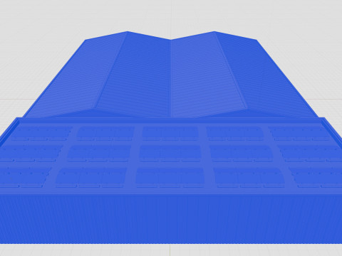 Rooftop Lightweight Solar Construction Type-4 3D 模型