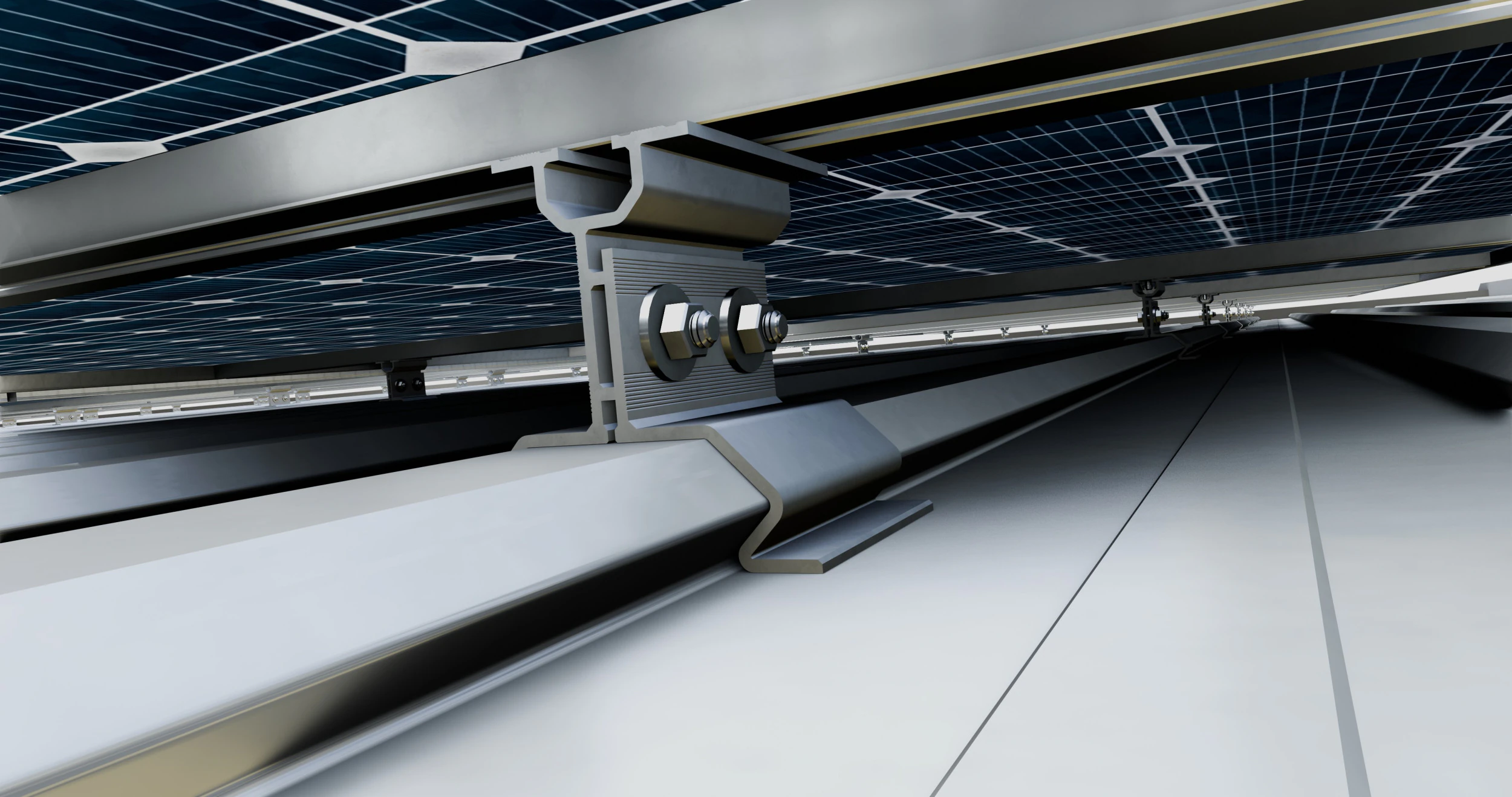 Rooftop Solar Systems Type-1 3D Model .c4d .max .obj .3ds .fbx .stl .blend 