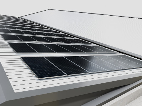 Rooftop Solar Systems Type-1 Modelo 3D
