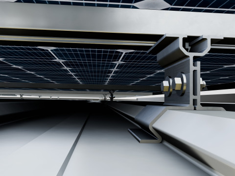 Rooftop Solar Systems Type-1 Modelo 3D
