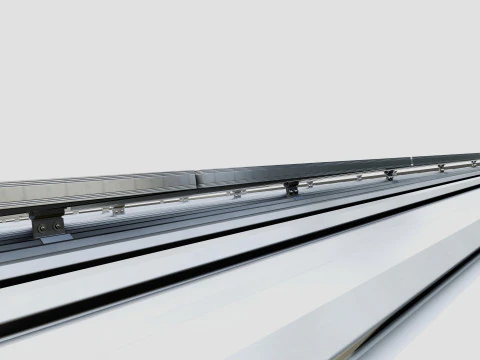 Rooftop Solar Systems Type-1 3D Model