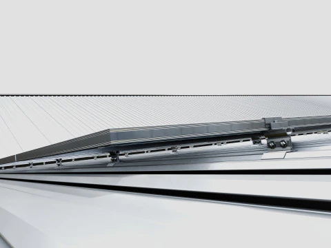 Rooftop Solar Systems Type-1 3D Model
