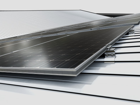 Rooftop Solar Systems Type-1 Modelo 3D