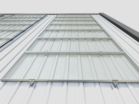 Rooftop Solar Systems Type-1 3D Model
