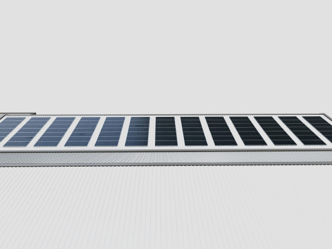 Rooftop Solar Systems Type-1 Modelo 3D