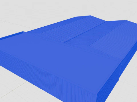 Rooftop Solar Systems Type-1 3D Model