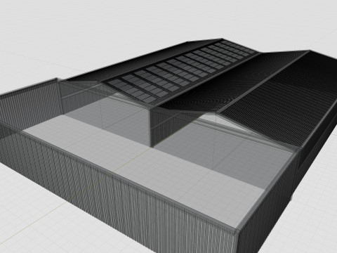 Rooftop Solar Systems Type-1 Modelo 3D