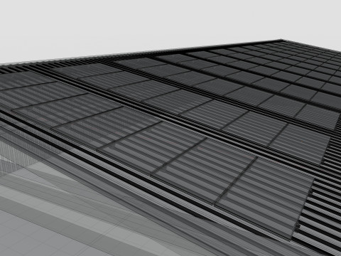 Rooftop Solar Systems Type-1 Modelo 3D