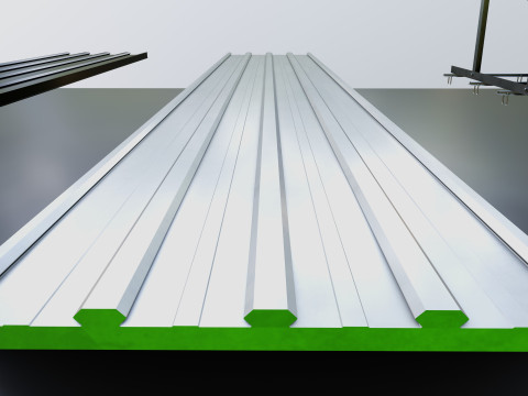 Rooftop Solar Systems Part Collection 3Dモデル