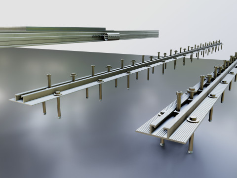 Rooftop Solar Systems Part Collection 3Dモデル