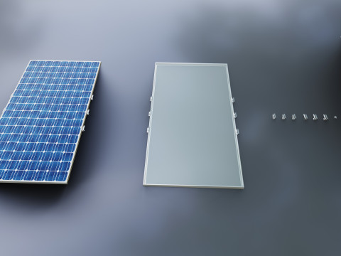 Rooftop Solar Systems Part Collection 3Dモデル