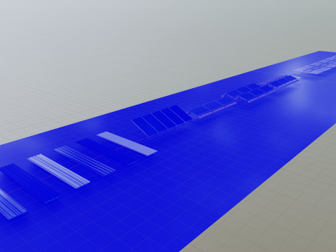 Rooftop Solar Systems Part Collection 3Dモデル
