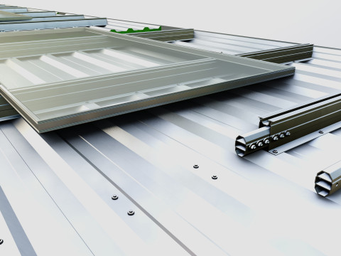 Rooftop Solar Systems Part Collection 3Dモデル