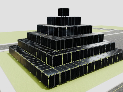 Solar Pyramid Type-1 Modelo 3D