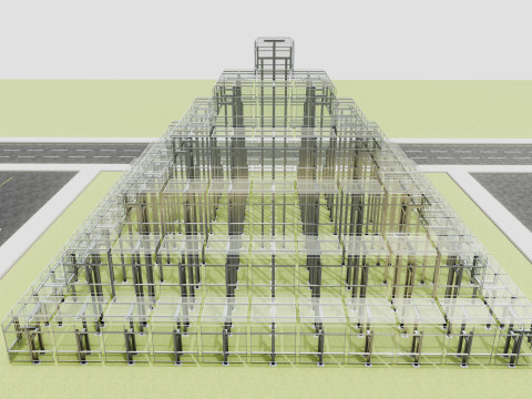Solar Pyramid Type-1 Model 3D