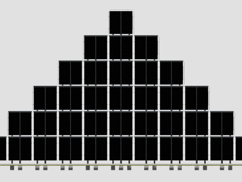 Solar Pyramid Type-1 Model 3D