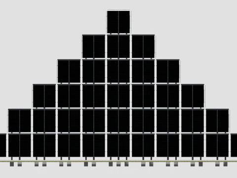 Solar Pyramid Type-1 3D Model