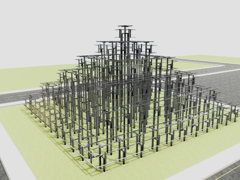 Solar Pyramid Type-1 Model 3D
