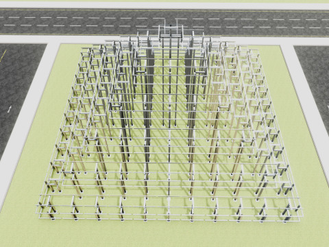 Solar Pyramid Type-1 Model 3D