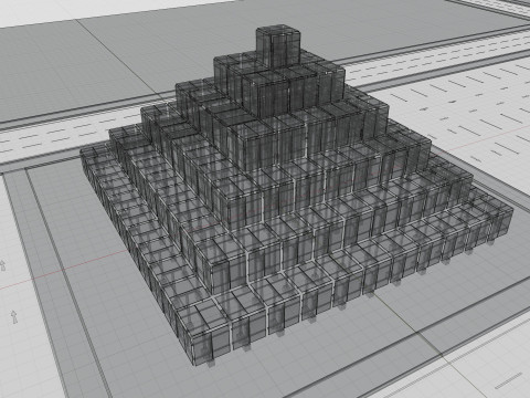 Solar Pyramid Type-1 Model 3D