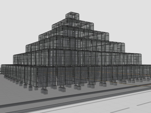 Solar Pyramid Type-1 Model 3D