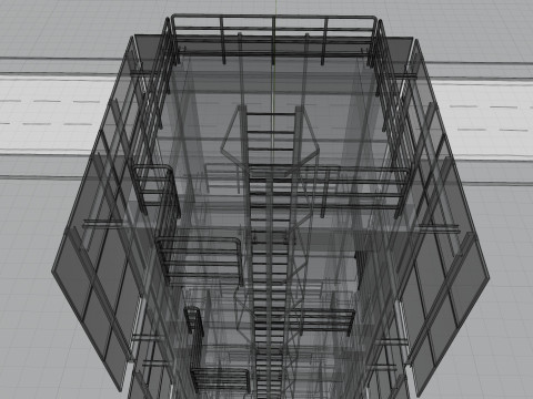 Solar Concrete Tower Type-1 3D Модель