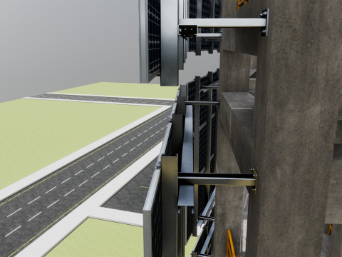 Solar Concrete Tower Type-2 3D 模型