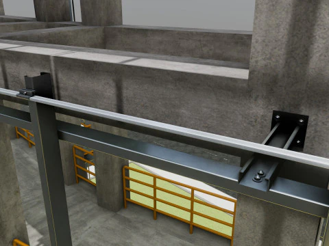 Solar Concrete Tower Type-2 3D Model